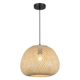 lampa-wiszaca-petra-bambus-czarna-e27-milagro