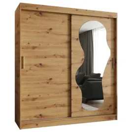szafa-przesuwna-z-lustrem-abiks-meble-ultra-180-cm-dab-artisan