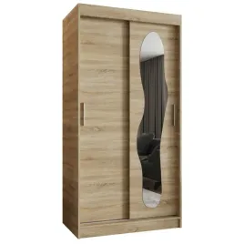 szafa-przesuwna-z-lustrem-abiks-meble-ultra-100-cm-dab-sonoma