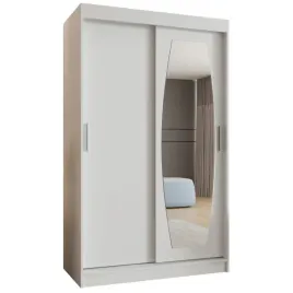 szafa-przesuwna-abiks-meble-rossa-120-dwudrzwiowa-bialy-mat-z-lustrem