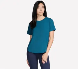koszulka-damska-skechers-go-walk-luxe-rib-tee-morski-tp163-sttl