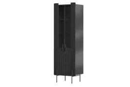 witryna-stojaca-bogart-malmi-60-cm-190-cm-wysoka-czarny-front-do-salonu