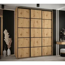 szafa-przesuwna-abiks-meble-davos-4-190x60x235-dab-artisan-czarny