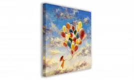 obraz-na-plotnie-023-dziewczynka-z-balonami-50x50cm
