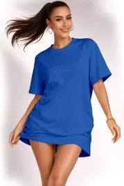 koszulka-damska-oversize-t-shirt-bawelna-luzna-krotka-sukienka-mini-xxl