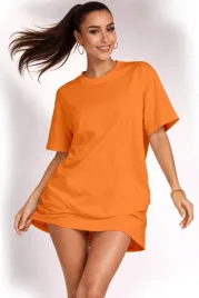 koszulka-damska-oversize-t-shirt-bawelna-luzna-krotka-sukienka-mini-s