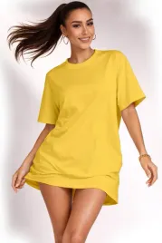 koszulka-damska-oversize-t-shirt-bawelna-luzna-krotka-sukienka-mini-s