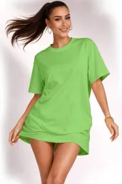 koszulka-damska-oversize-t-shirt-bawelna-luzna-krotka-sukienka-mini-s