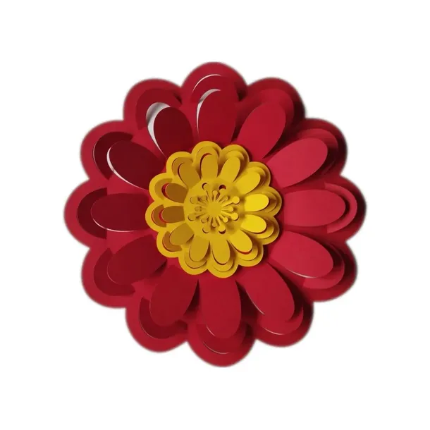 Dekoracja wiosenna Wiosna Okno Gazetkę Kwiaty Kwiat 3D 101 dwukolorowy 20cm