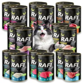 kocia-karma-mokra-puszka-dolina-noteci-rafi-karma-kota-mix-smakow-16-x-400g