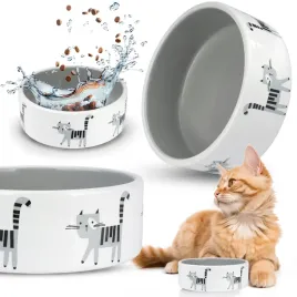 hocky-miska-ceramiczna-dla-kota-na-karme-wode-125x45cm-wzorki-250-ml