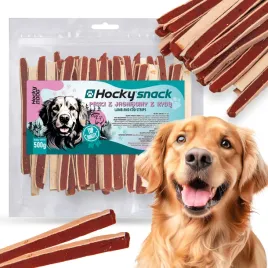hocky-naturalny-przysmak-dla-psa-miekkie-paski-jagniecina-z-ryba-500g