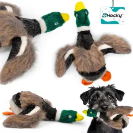 hocky-zabawka-pluszowa-dla-psa-piszczaca-miekka-kaczka-gryzak-aport-23cm
