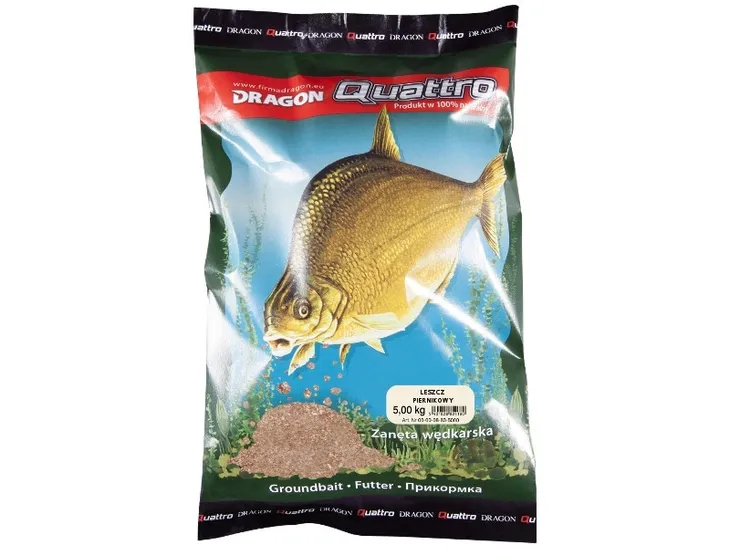Zanęta DRAGON Quattro LESZCZ PIERNIK 5kg NA BIAŁĄ RYBĘ