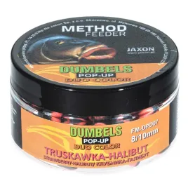 dumbels-duo-color-pop-up-truskawka-halibut-30g-8-10mm-owocowy-zapach