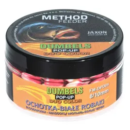 dumbels-duo-color-pop-up-biale-robaki-ochotka-30g-8-10mm-owocowy-zapach