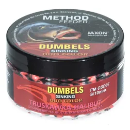 dumbels-duo-color-tonace-truskawka-halibut-50g-8-10mm-slodkie-owocowe