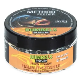 dumbels-duo-color-pop-up-halibut-czosnek-30g-8-10mm-owocowy-zapach