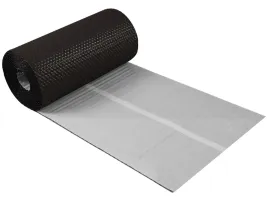 parotec-tasma-kominowa-aluminiowa-3d-kolor-ciemny-braz-ral-8019-300-mm-x-5-mb