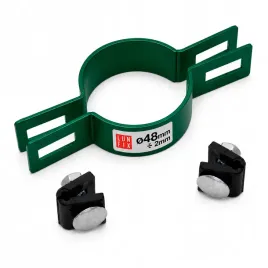 obejma-posrednia-fi-48-mm-do-paneli-zielona-zestaw