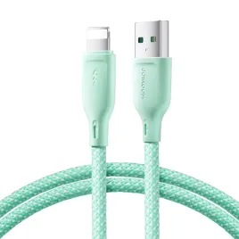 kabel-przewod-do-iphone-multi-color-series-usb-a-lightning-3a-1m-zielony