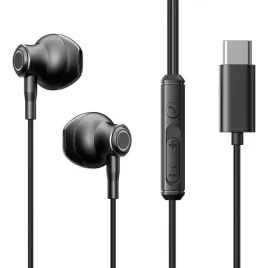 sluchawki-douszne-usb-c-joyroom-type-c-z-mikrofonem-metalowe-czarne