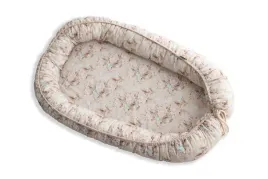 gniazdko-niemowlece-prestige-natural-cotton-55x80-bezowe-kwiaty