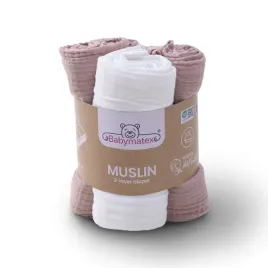 pielucha-muslinowa-muslin-3-szt-70x80-biala-brudny-roz-bawelniana-komplet