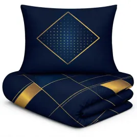 posciel-satynowa-160x200-granatowa-zlota-geometria-prestige
