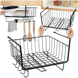 kosz-metalowy-podblatowy-z-haczykami-czarny-organizer-do-kuchni
