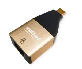 roline-12-02-1111-przejsciowka-do-kabli-usb-type-c-rj-45-czarny-zloto