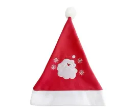 czapka-swiateczna-z-aplikacja-mikolaja-29x43-cm