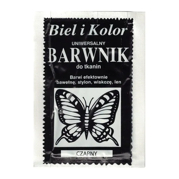 Barwnik do tkanin BIEL I KOLOR - czarny