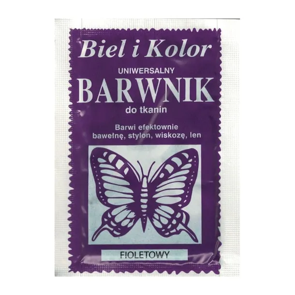 Barwnik do tkanin BIEL I KOLOR - fioletowy