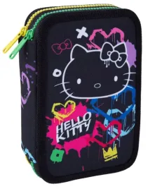 coolpack-jumper-2-piornik-podwojny-z-wyposazeniem-hello-kitty-black-neon