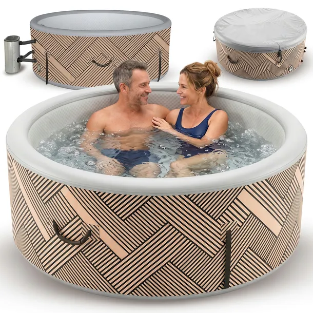 JACUZZI DMUCHANE SPA OGRODOWE BASEN Z HYDROMASAŻEM 4 OSOBOWA 800L 180CM