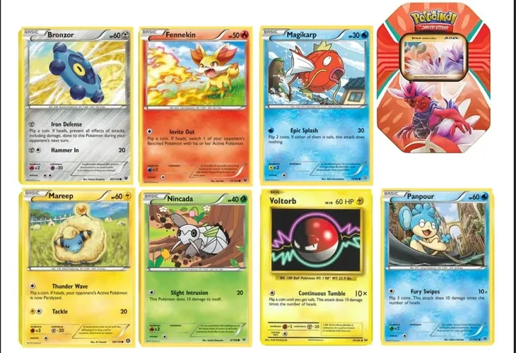 Zestaw Pokemon Vintage Flashback–30 kart sprzed 2017roku Smietana Art Gang