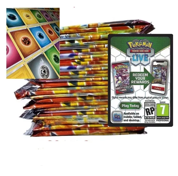KARTY POKEMON ORYGINALNE TCG - MEGA ZESTAW 50 + KOD 40/10 +1 K +5 J