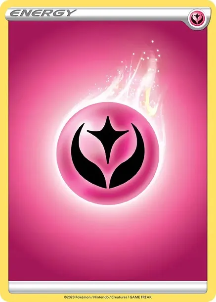 Karta Pokemon Basic Fairy Energy Energia - 2020