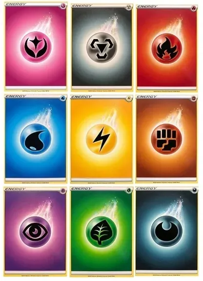 Karty Energii Energy Cards Pokemon (45 szt) 2020 - zafoliowane w tym FAIRY