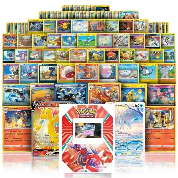 Zestaw Pokemon ELEMENTAL MASTERS 80 kart+puszka|holo rare SMIETANA ART GANG