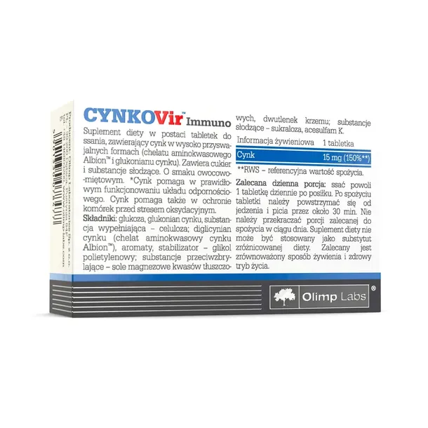 olimp-cynkovir-immuno-30tab-marka-olimp-laboratories
