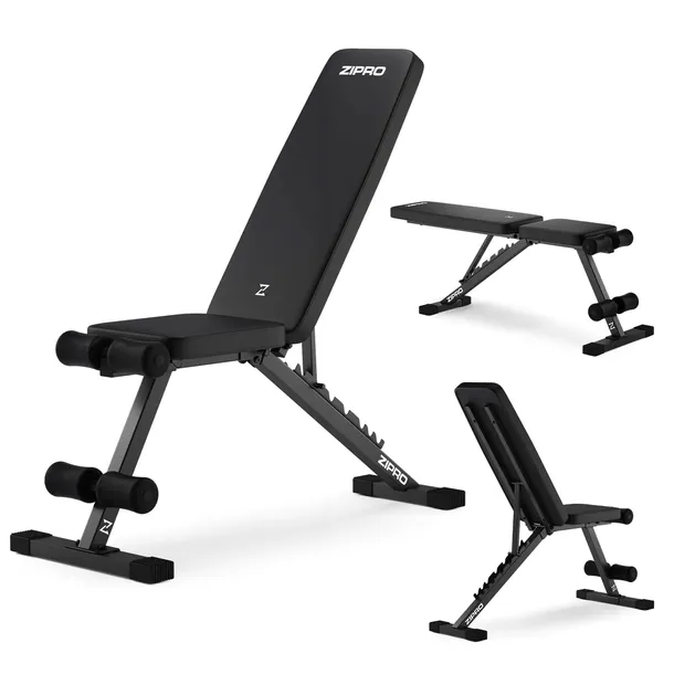 Ławeczka do Ćwiczeń Ławka Treningowa Regulowana Składana Zipro Stride