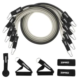 ekspander-treningowy-zestaw-gumowy-5x-gumy-oporowe-z-akcesoriami-11el-zipro