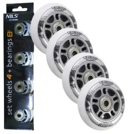 kolka-do-rolek-kauczukowe-76-mm-zestaw-4-szt-lozyska-abec-7-biale-nils