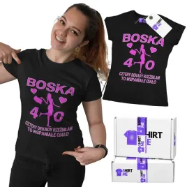 prezent-na-40-urodziny-dla-kobiety-koszulka-na-40-urodziny-boska-40-roz-xl
