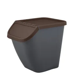pojemniki-do-segregacji-branq-23-l-1-komorowy-brazowy-odpady-smieci-bio