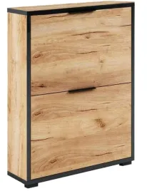 szafka-na-buty-agat-fala-niska-66-cm-2-drzwi-2-poziomy-dab-craft-zloty