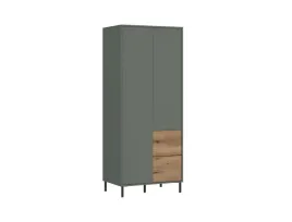szafa-dwudrzwiowa-meble-wojcik-pozzi-75-cm-szarozielony-dab-2-szuflady