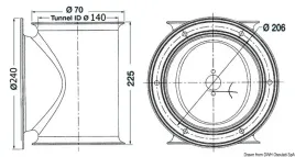 tunel-lewmar-do-rufowego-napedu-o-140-mm-osculati-02-043-01